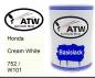 Preview: Honda, Cream White, 752 / W101: 500ml Lackdose, von ATW Autoteile West.